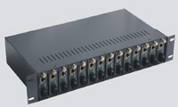 14 Slots Fiber Optic Media Converter Chassis