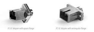 Hybrid Fiber Optic Adapters